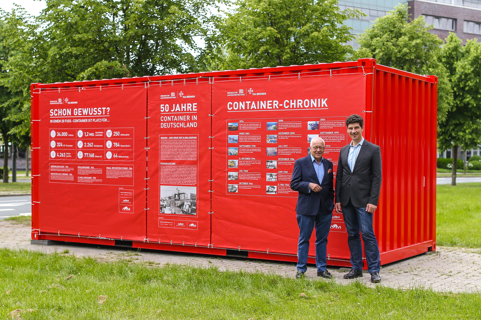 Dauerausstellung zum Jubiläumsjahr „50 Jahre Container in Bremen“