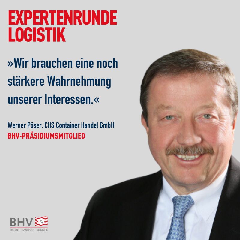 Expertenrunde Logistik“ mit rund 15 Vertretern der Hafen- und Logistikwirtschaft aus Bremen/Bremerhaven