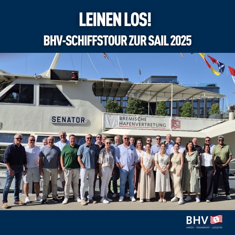 AHOI SAIL – BHV-SCHIFFSTOUR ZUM WINDJAMMER-FESTIVAL IN BREMERHAVEN