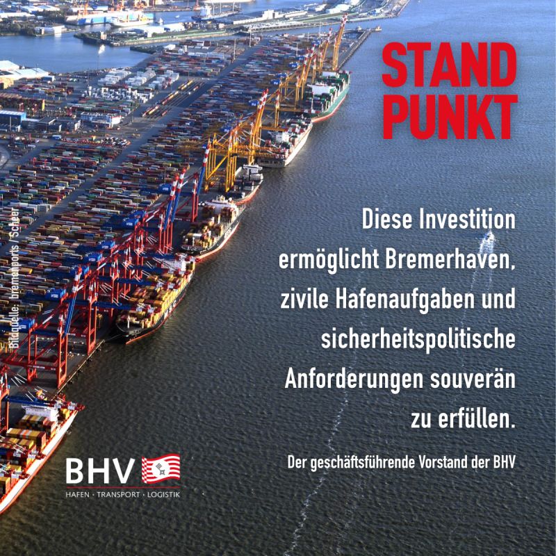 1,35 MILLIARDEN EURO BUNDESMITTEL: EIN STARKES SIGNAL FÜR BREMERHAVEN!