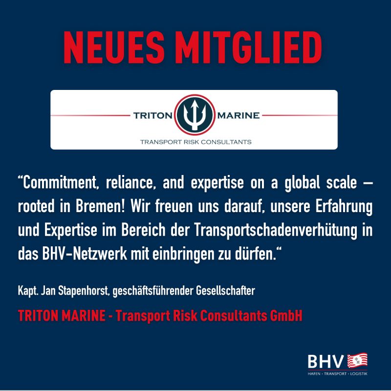 HERZLICH WILLKOMMEN TRITON MARINE – Transport Risk Consultants GmbH
